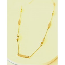 Κολιέ σε Κίτρινο Χρυσό 9Κ με μαργαριτάρι (N277)